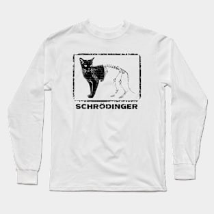 Schrodinger's cat_BLK Long Sleeve T-Shirt